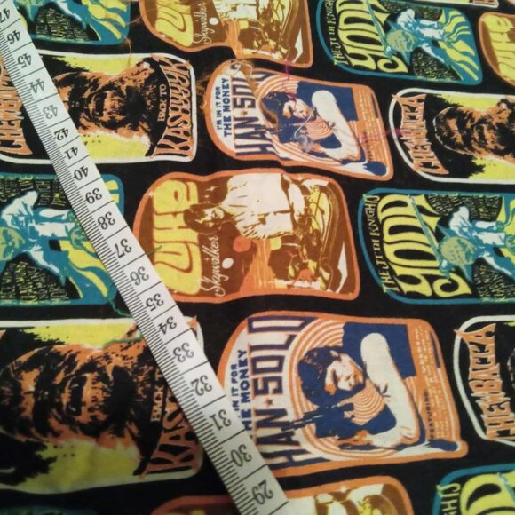Poplin fabrics with Star Wars desing - end of batch - Picture 2 of 2
